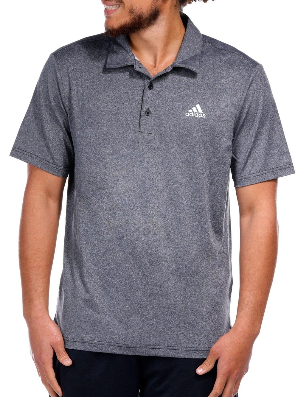 Adidas Golf Men’s Dark Heather Blue Short Sleeve Performance Polo Size XL